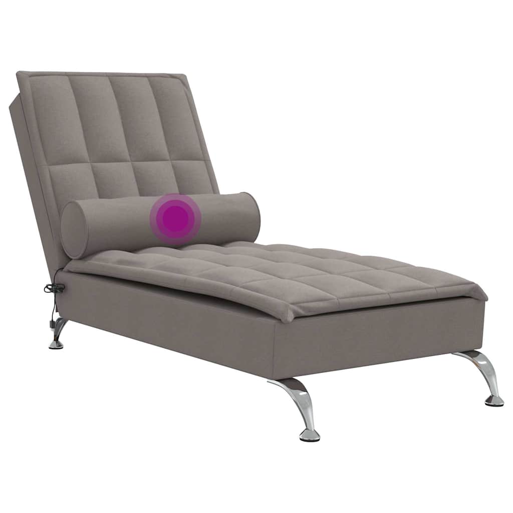 Chaise longue de massage avec traversin  tissu - Imagem 7