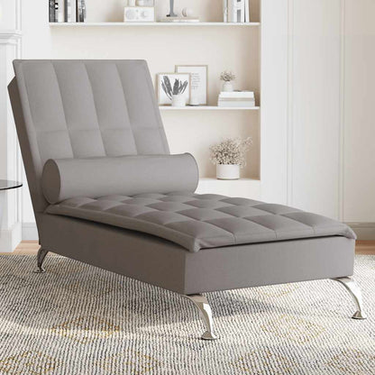 Chaise longue de massage avec traversin  tissu - Imagem 1
