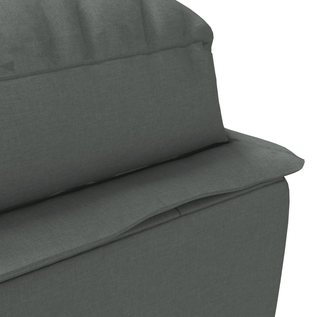 Chaise longue avec coussins  foncé tissu - Imagem 7