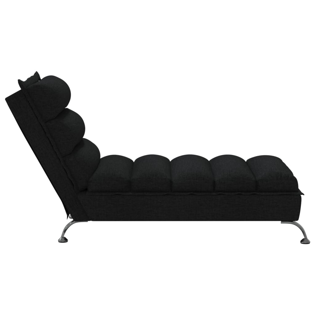 Chaise longue avec coussins  foncé tissu - Imagem 14