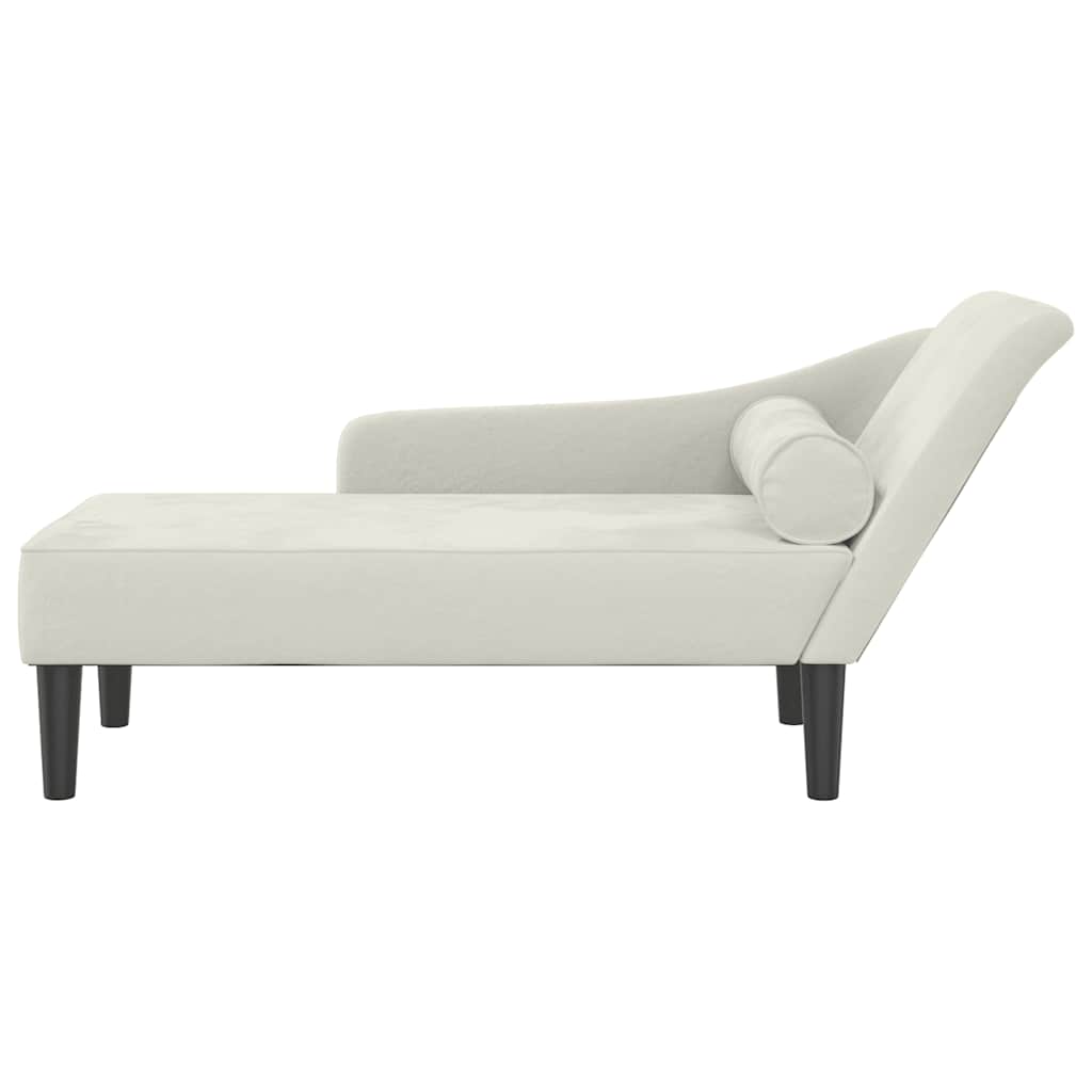Chaise longue avec coussins  velours - Imagem 3