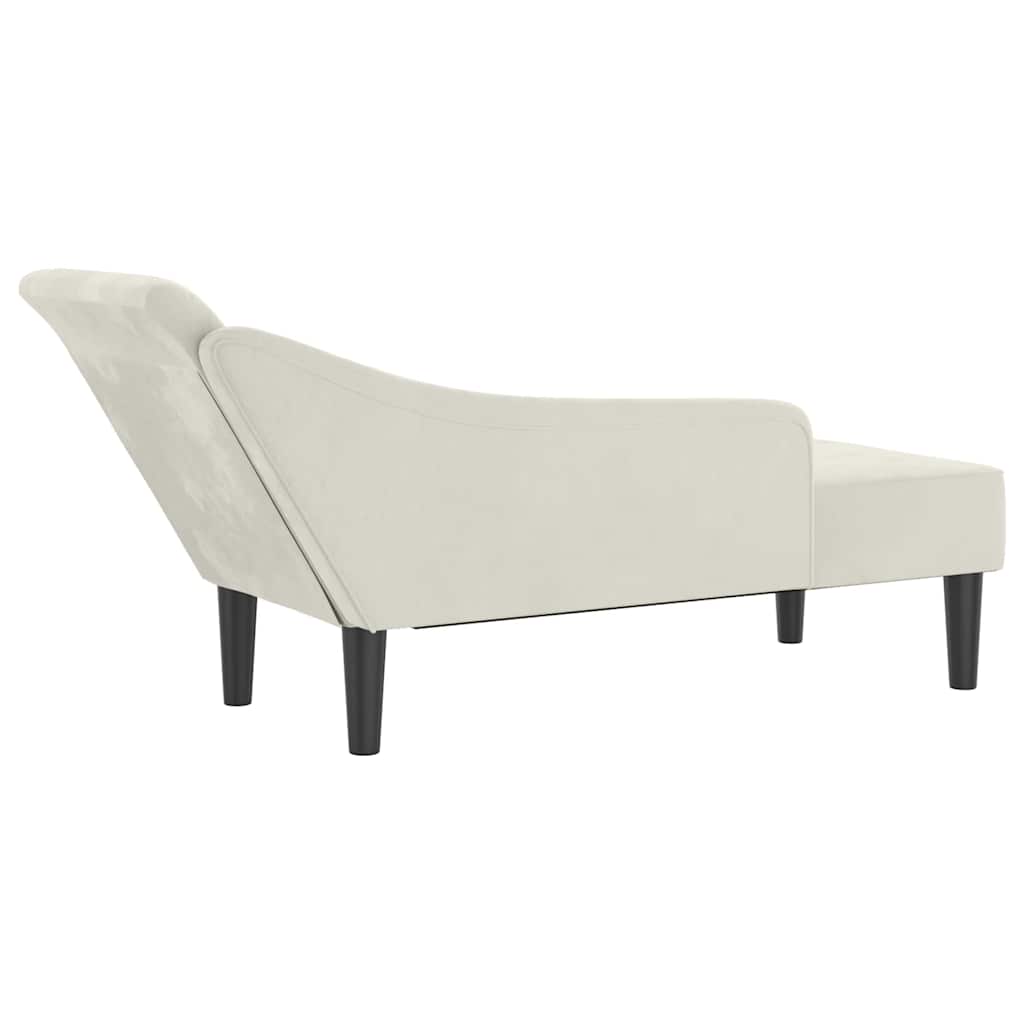Chaise longue avec coussins  velours - Imagem 5