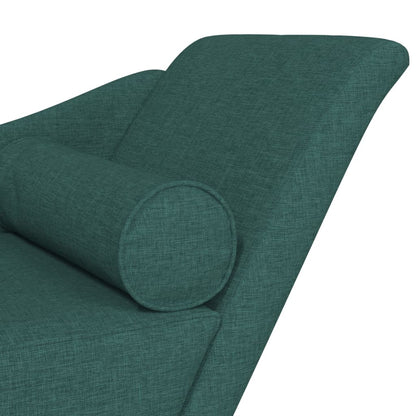 Chaise longue avec coussins  foncé tissu - Imagem 6
