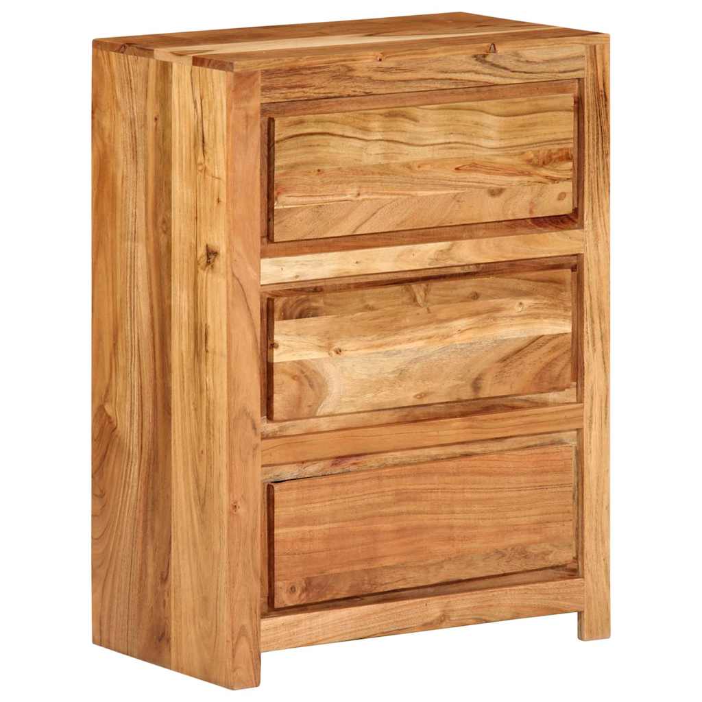 Armoire à tiroirs 55x33x75 cm bois d'acacia massif - Imagem 12