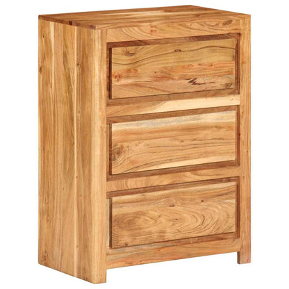 Armoire à tiroirs 55x33x75 cm bois d'acacia massif - Imagem 13