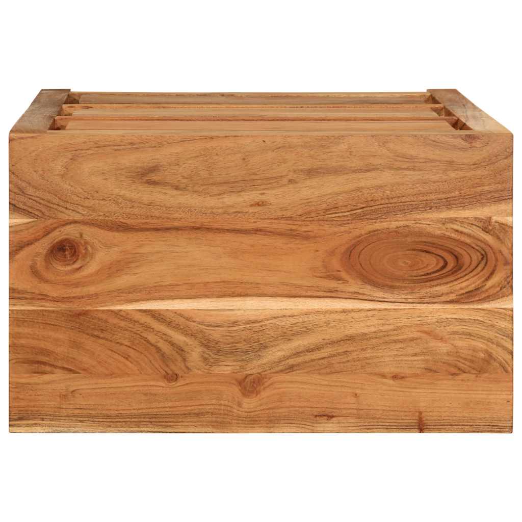 Armoire à tiroirs 55x33x75 cm bois d'acacia massif - Imagem 6