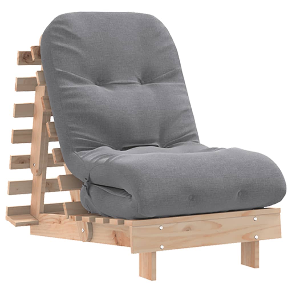 Canapé-lit futon - Style scandinave - Bois de pin massif - Sensuri Maison
