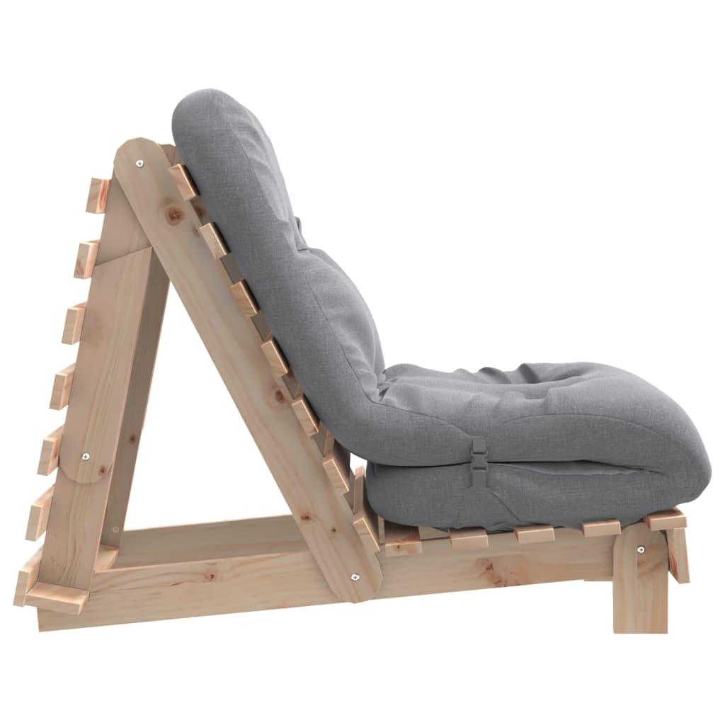 Canapé-lit futon - Style scandinave - Bois de pin massif - Sensuri Maison