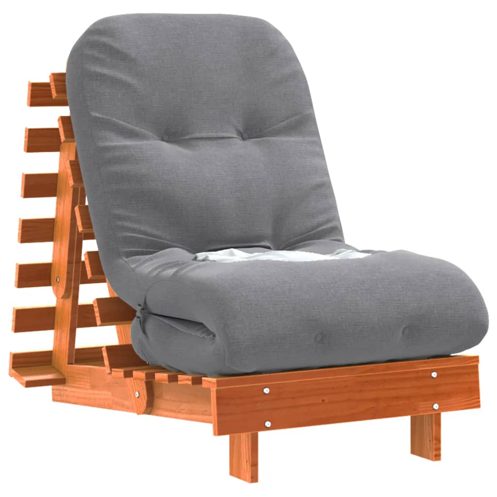 Canapé-lit futon - Style scandinave - Bois de pin massif - Sensuri Maison