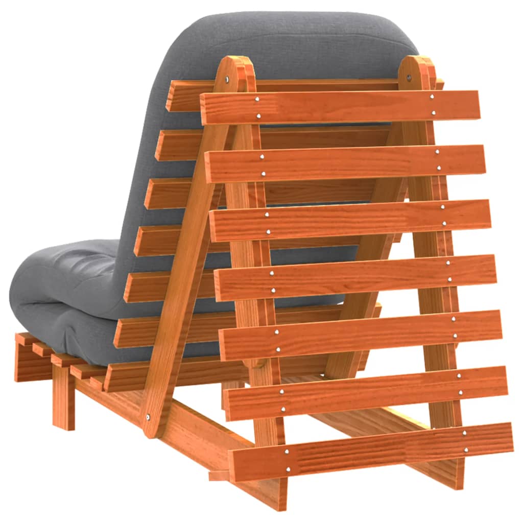 Canapé-lit futon - Style scandinave - Bois de pin massif - Sensuri Maison