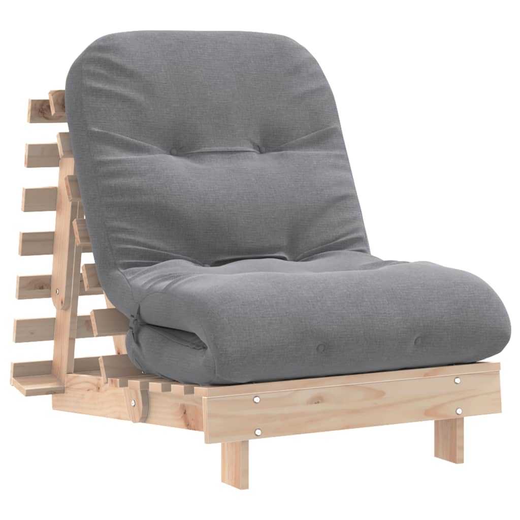 Canapé-lit futon - Style scandinave - Bois de pin massif - Sensuri Maison