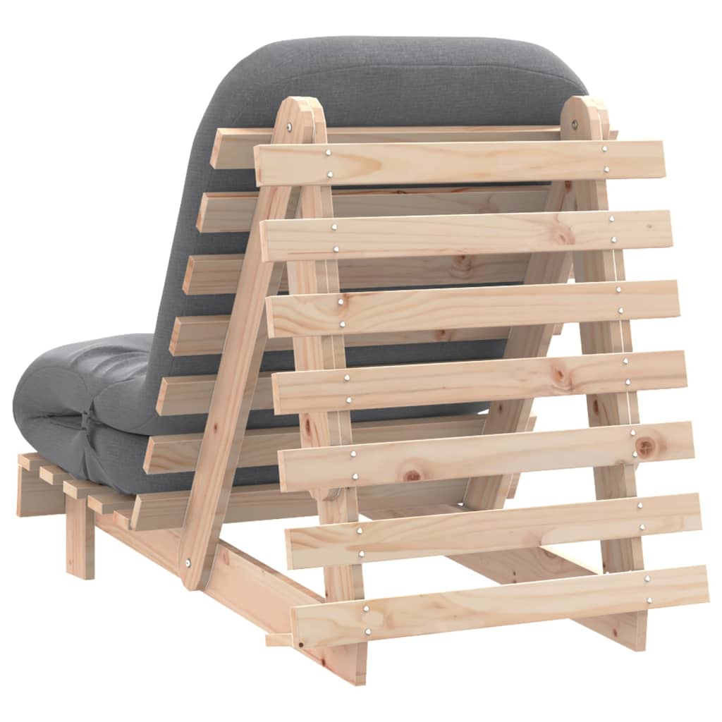 Canapé-lit futon - Style scandinave - Bois de pin massif - Sensuri Maison