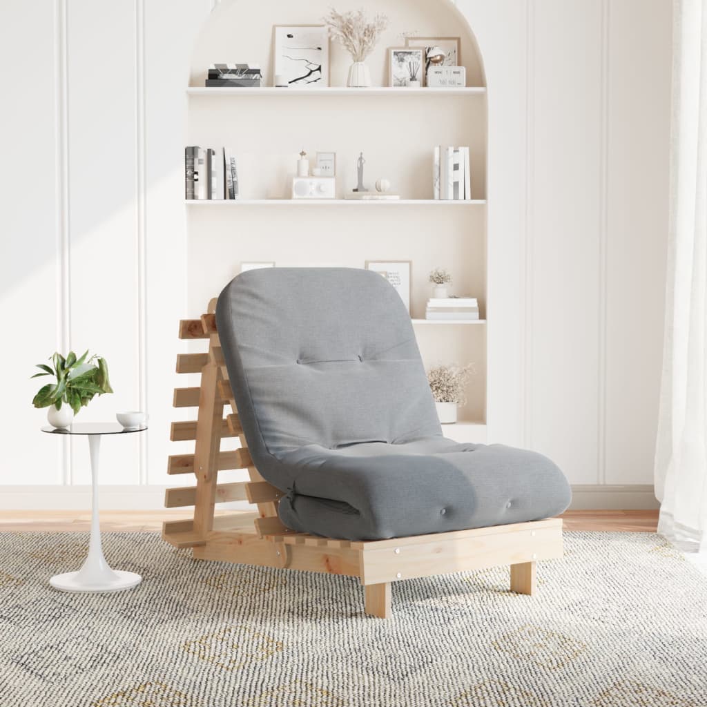 Canapé-lit futon - Style scandinave - Bois de pin massif - Sensuri Maison