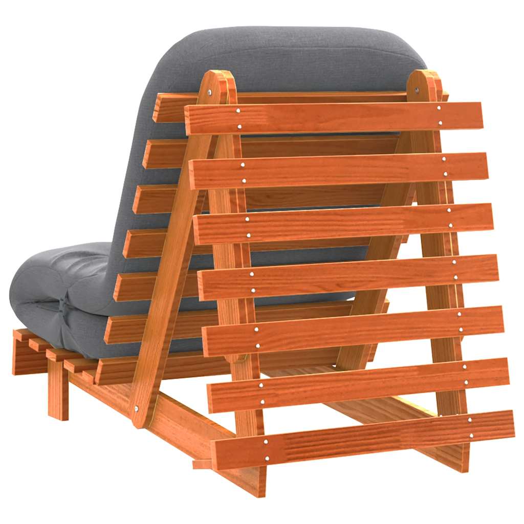 Canapé-lit futon - Style scandinave - Bois de pin massif - Sensuri Maison