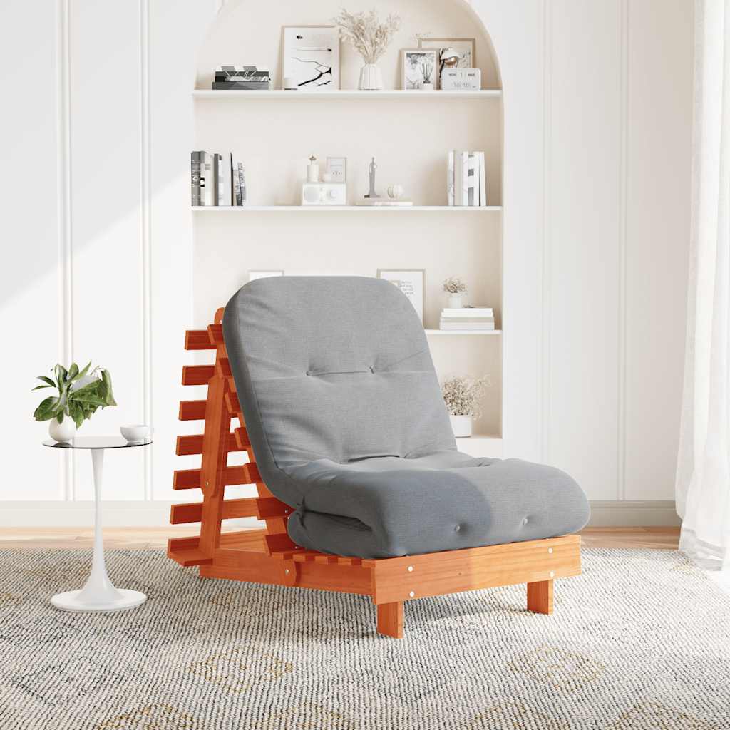 Canapé-lit futon - Style scandinave - Bois de pin massif - Sensuri Maison