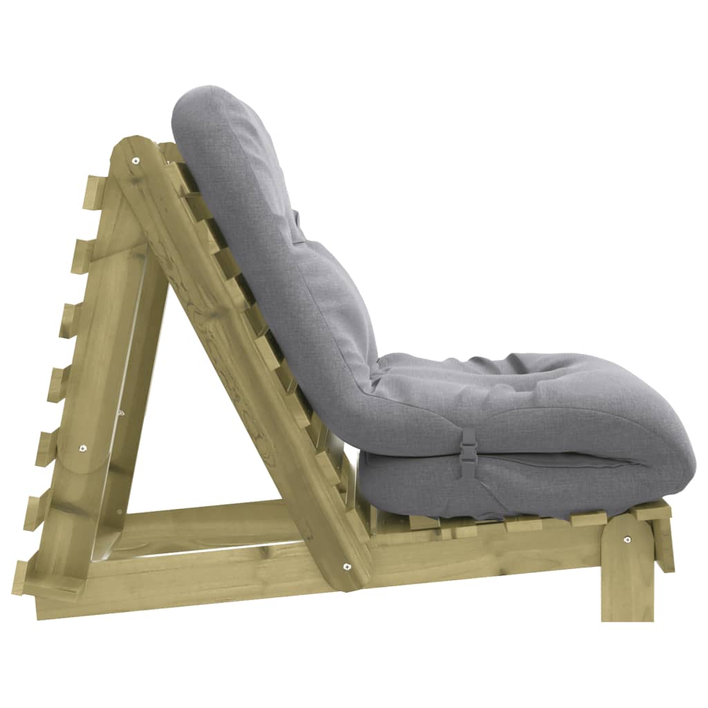 Canapé-lit futon - Style scandinave - Bois de pin massif - Sensuri Maison