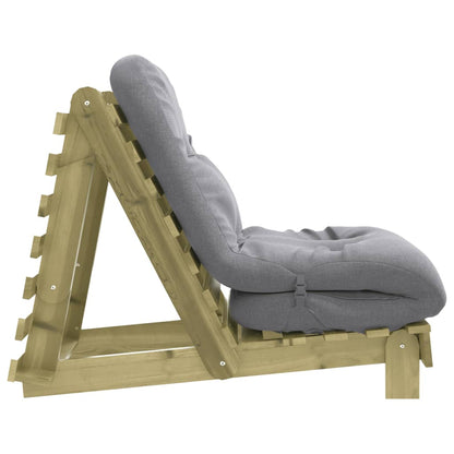 Canapé-lit futon - Style scandinave - Bois de pin massif - Sensuri Maison