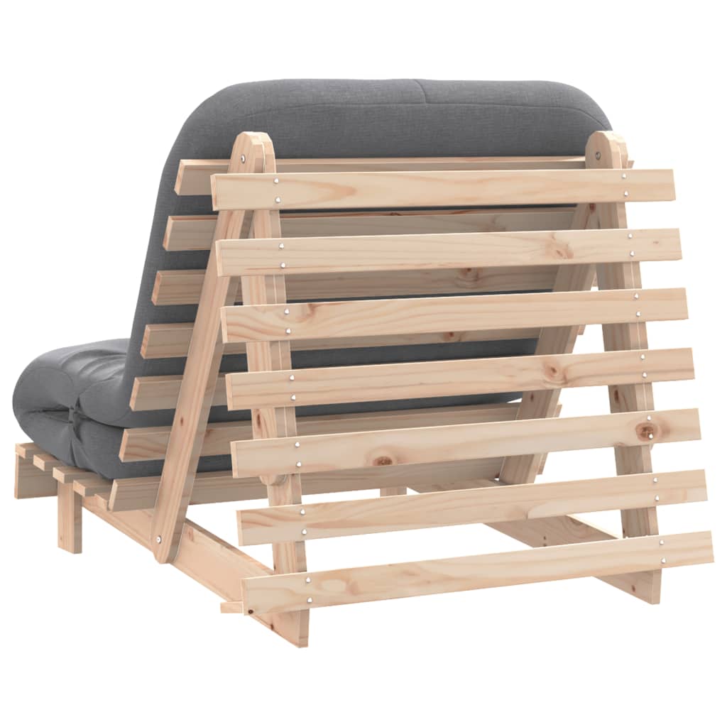 Canapé-lit futon - Style scandinave - Bois de pin massif - Sensuri Maison