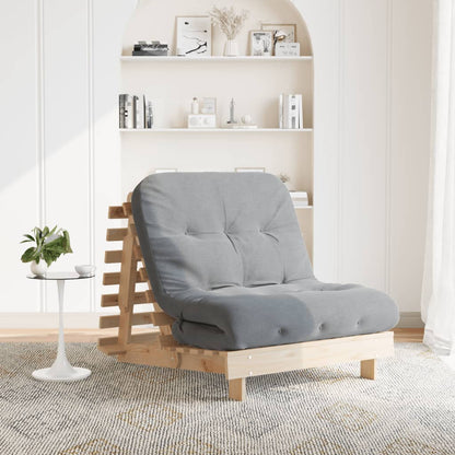 Canapé-lit futon - Style scandinave - Bois de pin massif - Sensuri Maison