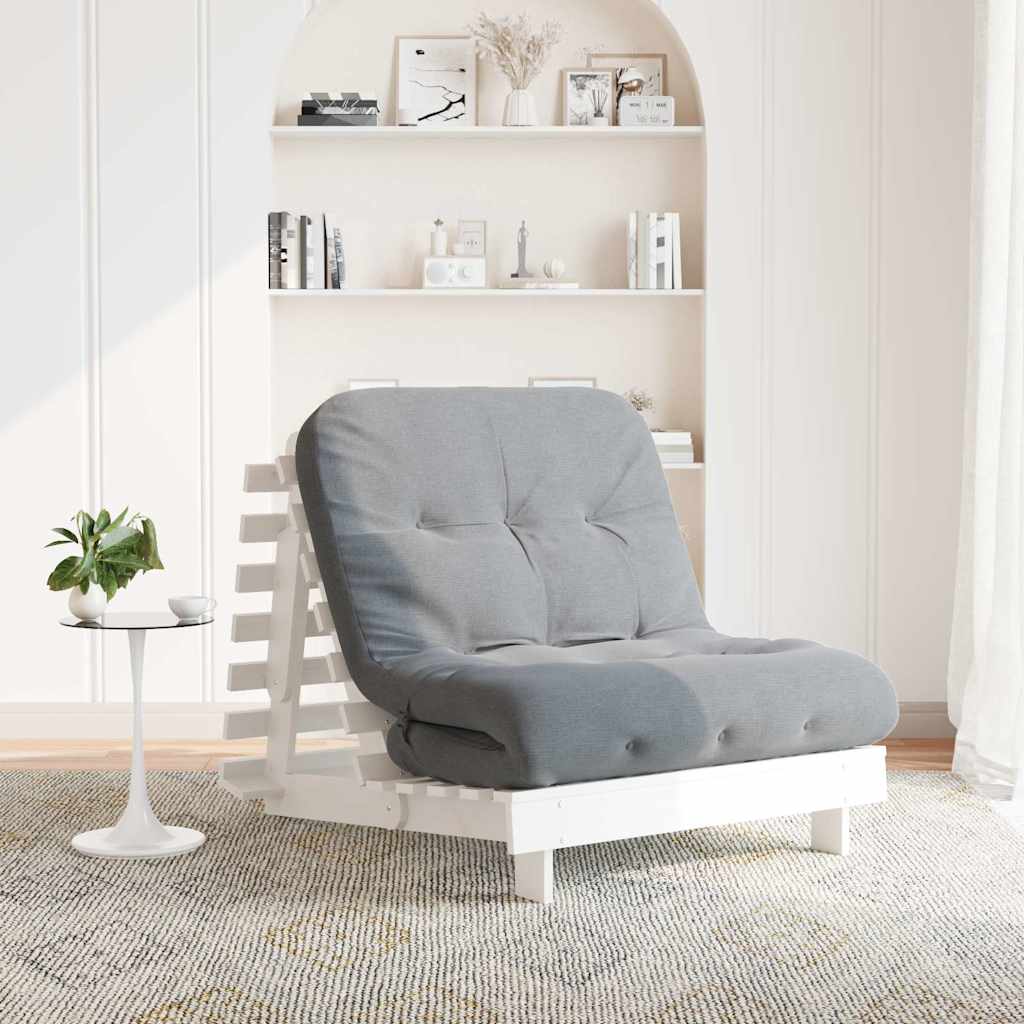 Canapé-lit futon - Style scandinave - Bois de pin massif - Sensuri Maison