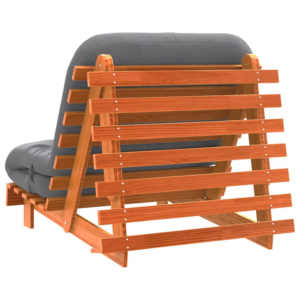 Canapé-lit futon - Style scandinave - Bois de pin massif - Sensuri Maison