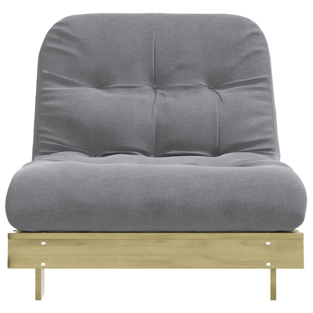Canapé-lit futon - Style scandinave - Bois de pin massif - Sensuri Maison