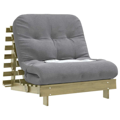 Canapé-lit futon - Style scandinave - Bois de pin massif - Sensuri Maison