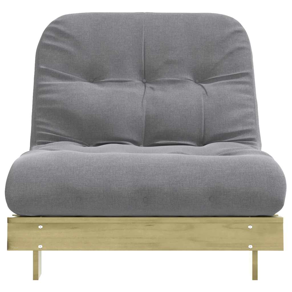 Canapé-lit futon - Style scandinave - Bois de pin massif - Sensuri Maison