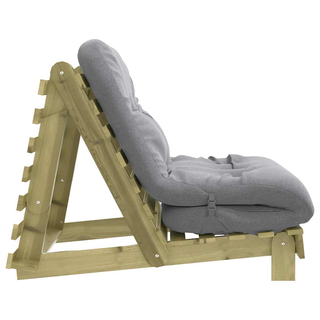 Canapé-lit futon - Style scandinave - Bois de pin massif - Sensuri Maison