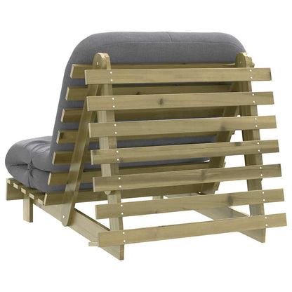 Canapé-lit futon - Style scandinave - Bois de pin massif - Sensuri Maison
