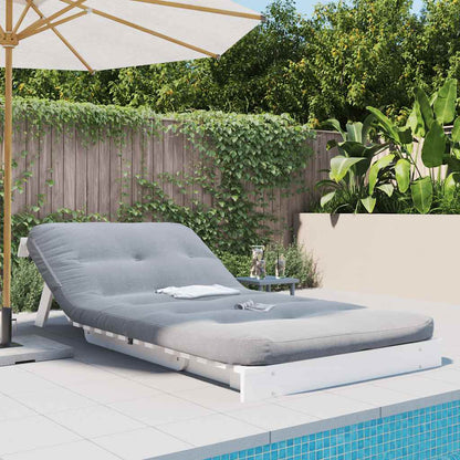 Canapé-lit futon avec matelas 90x206x11 cm bois massif de pin - Imagem 15