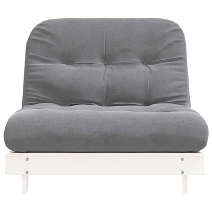 Canapé-lit futon avec matelas 90x206x11 cm bois massif de pin - Imagem 17