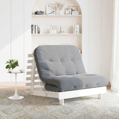 Canapé-lit futon avec matelas 90x206x11 cm bois massif de pin - Imagem 13