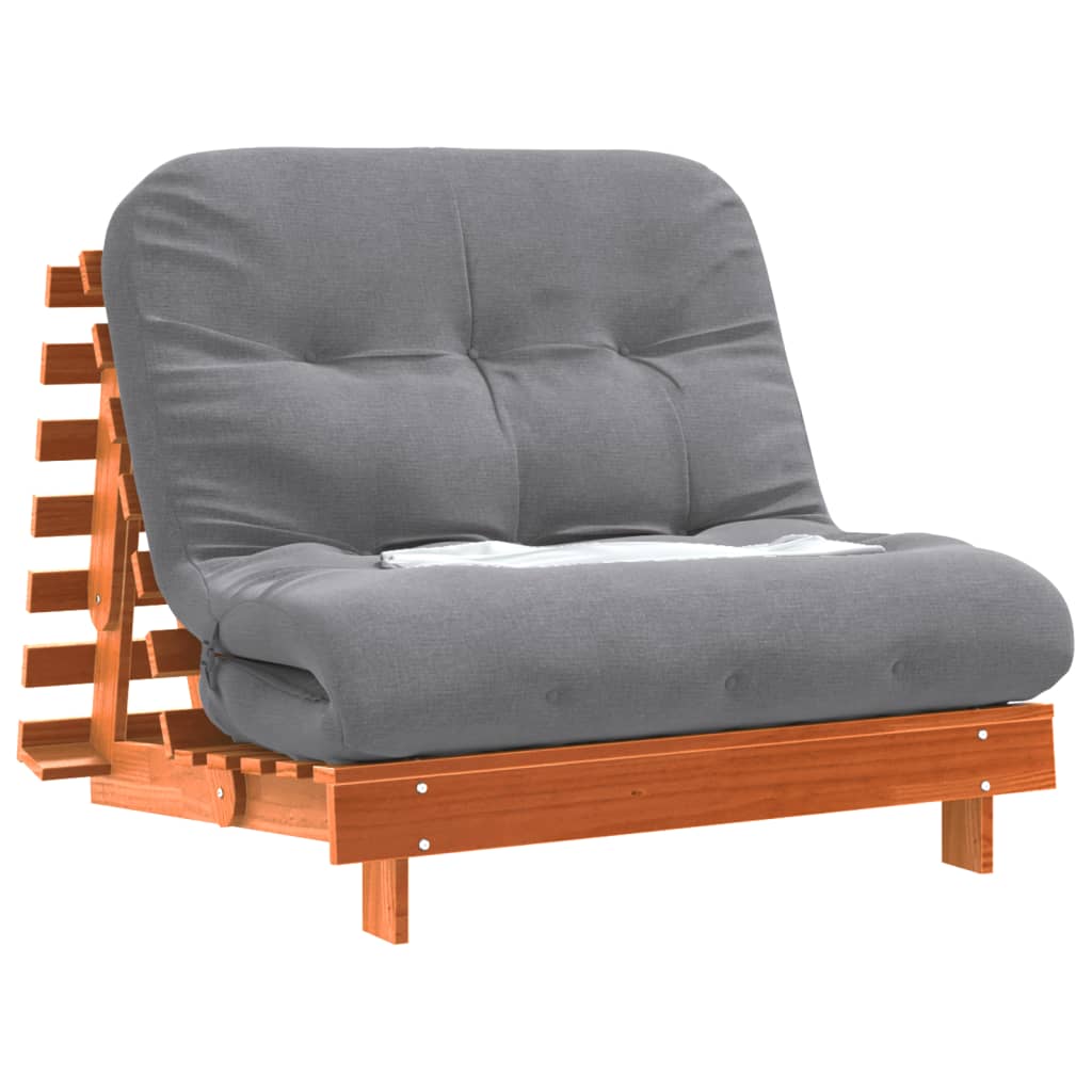 Canapé-lit futon - Style scandinave - Bois de pin massif - Sensuri Maison