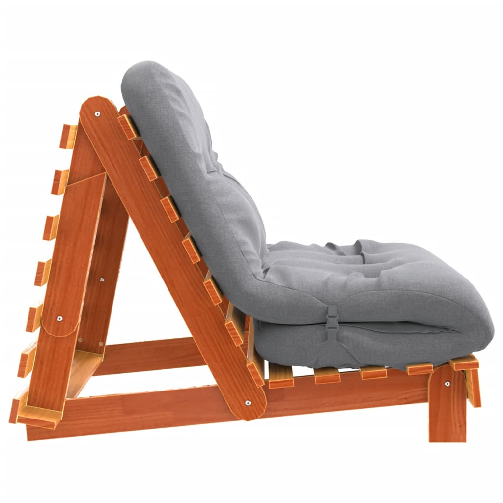 Canapé-lit futon - Style scandinave - Bois de pin massif - Sensuri Maison