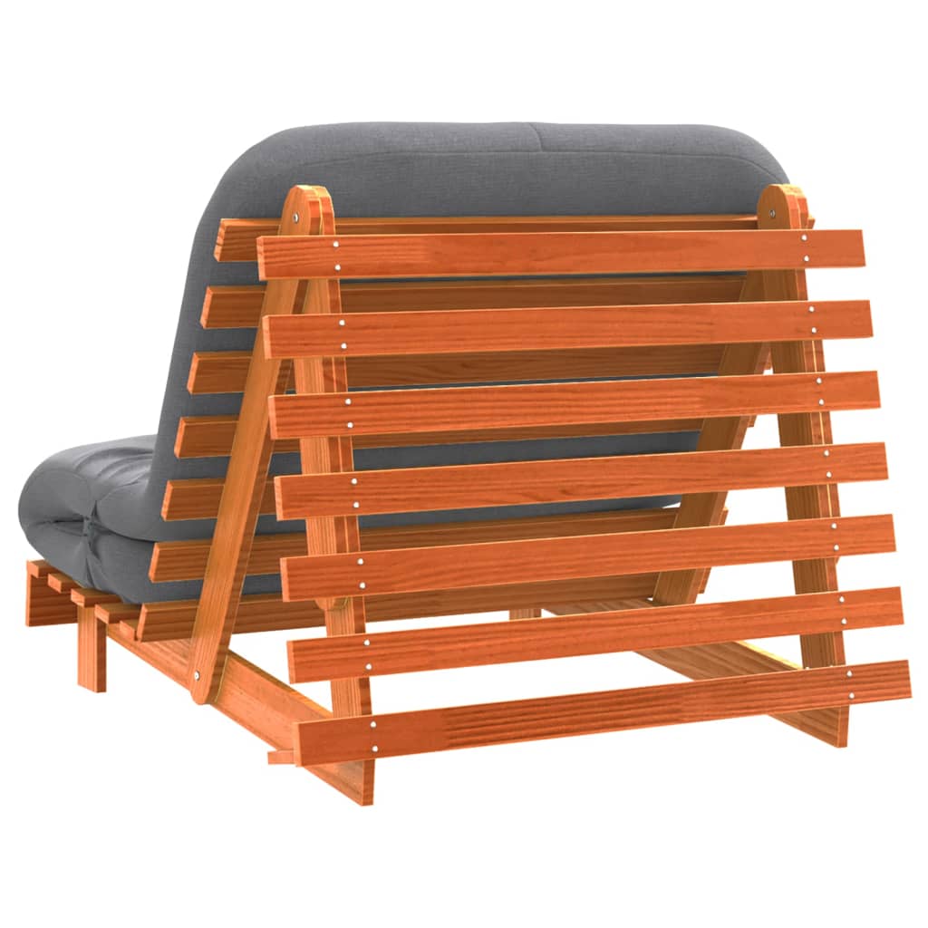 Canapé-lit futon - Style scandinave - Bois de pin massif - Sensuri Maison