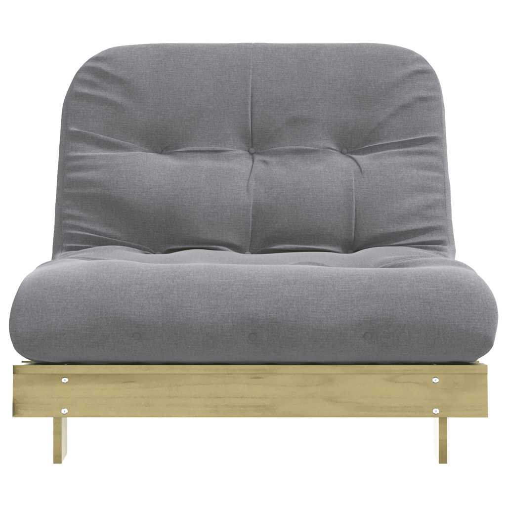 Canapé-lit futon - Style scandinave - Bois de pin massif - Sensuri Maison