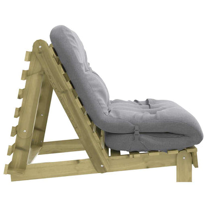 Canapé-lit futon - Style scandinave - Bois de pin massif - Sensuri Maison