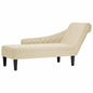 Fauteuil long avec coussin et accoudoir droit  tissu - Imagem 1
