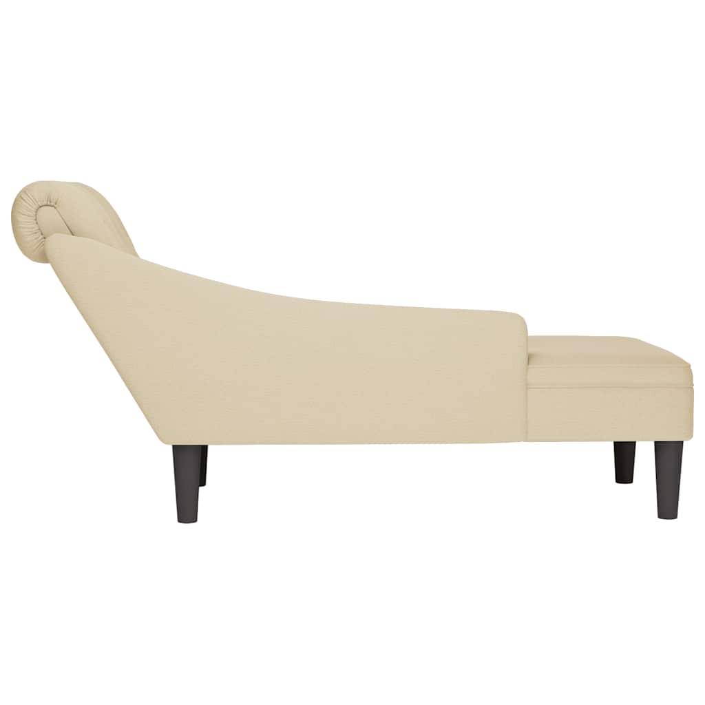 Fauteuil long avec coussin et accoudoir droit  tissu - Imagem 5