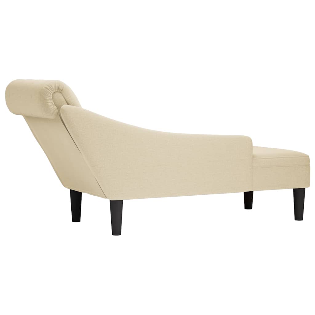 Fauteuil long avec coussin et accoudoir droit  tissu - Imagem 6