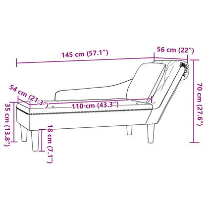 Chaise longue capitonnée - Style contemporain - Velours vert - Sensuri Maison