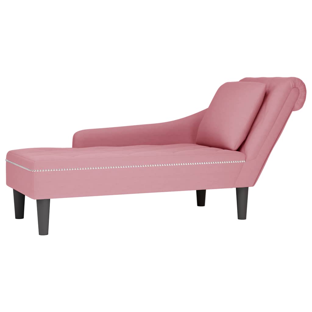 Chaise longue capitonnée - Style contemporain - Velours vert - Sensuri Maison