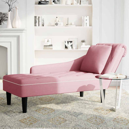 Chaise longue capitonnée - Style contemporain - Velours vert - Sensuri Maison