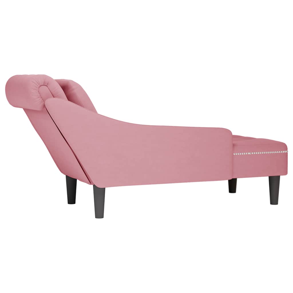 Chaise longue capitonnée - Style contemporain - Velours vert - Sensuri Maison