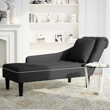 Chaise longue capitonnée - Style contemporain - Velours vert - Sensuri Maison