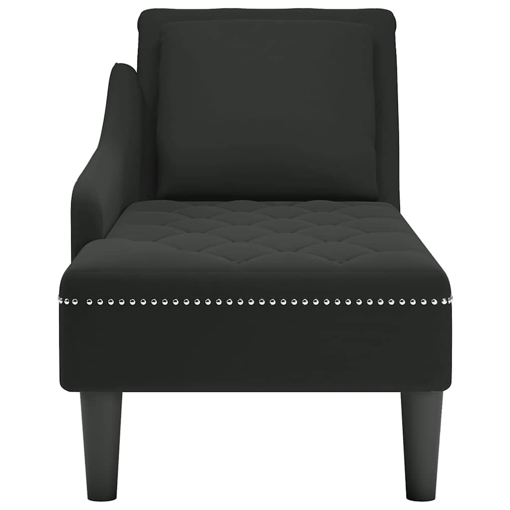 Chaise longue capitonnée - Style contemporain - Velours vert - Sensuri Maison