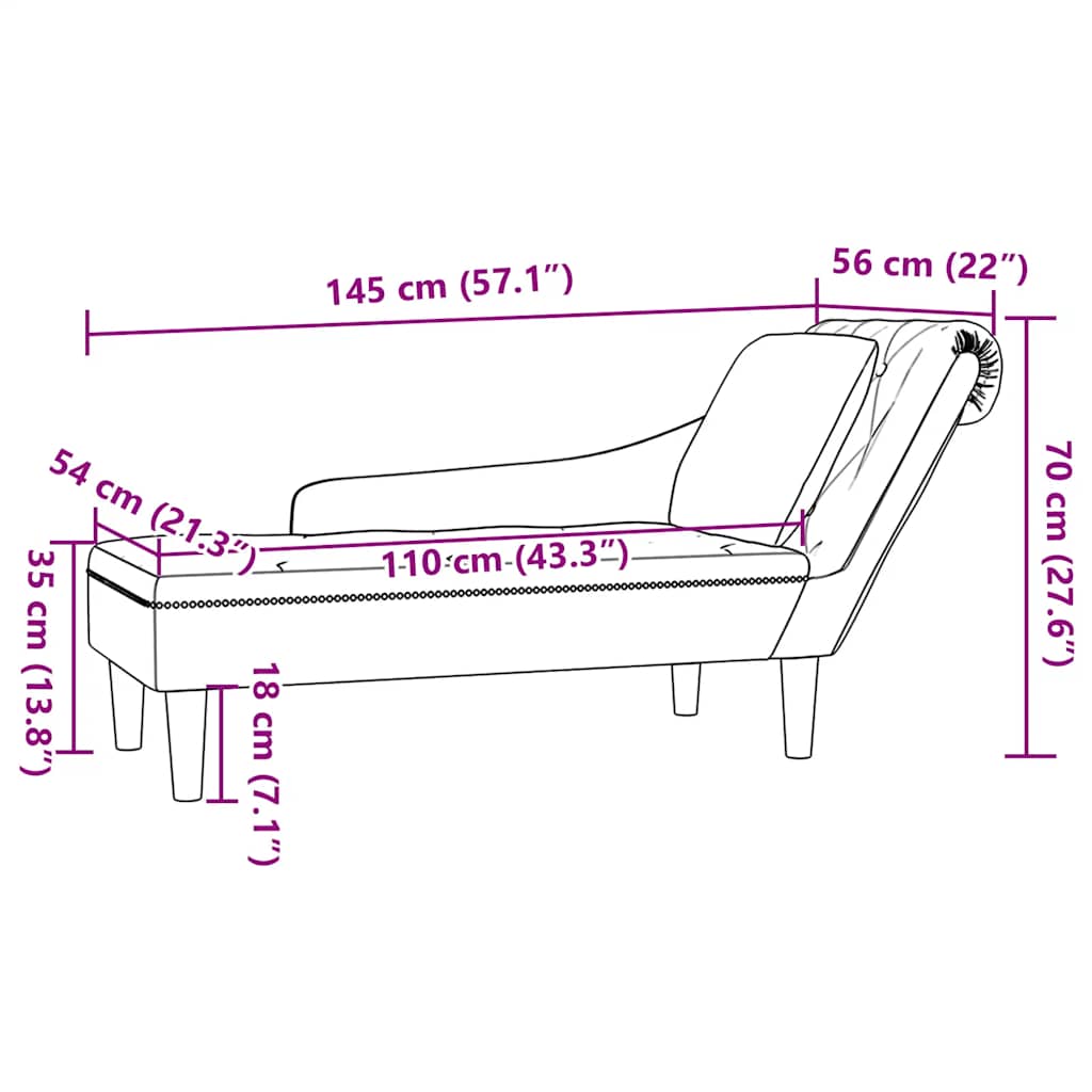 Chaise longue capitonnée - Style contemporain - Velours vert - Sensuri Maison