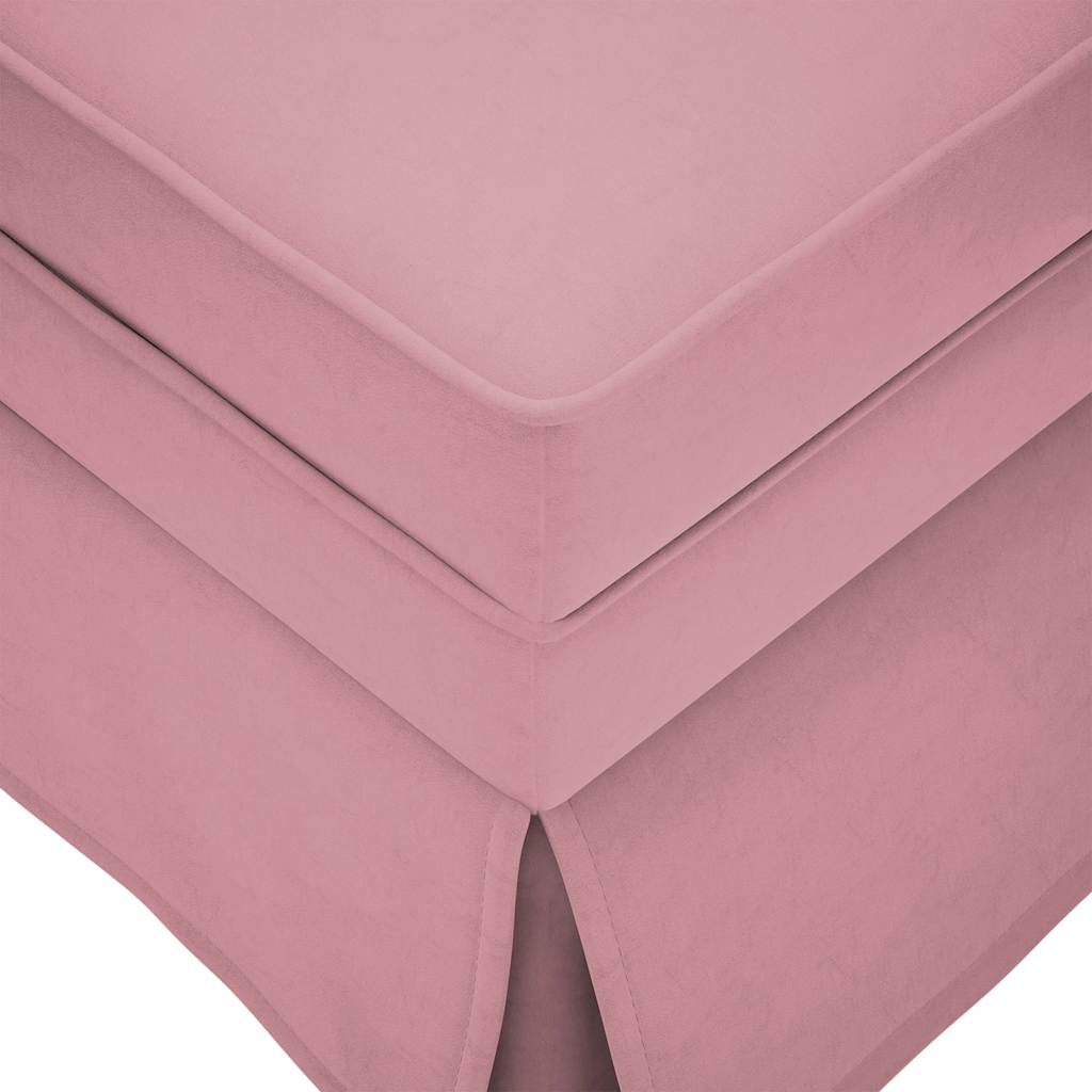 Fauteuil long avec traversin et accoudoir droit  velours - Imagem 7