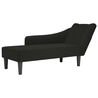 Fauteuil long avec accoudoir droit  velours - Imagem 1